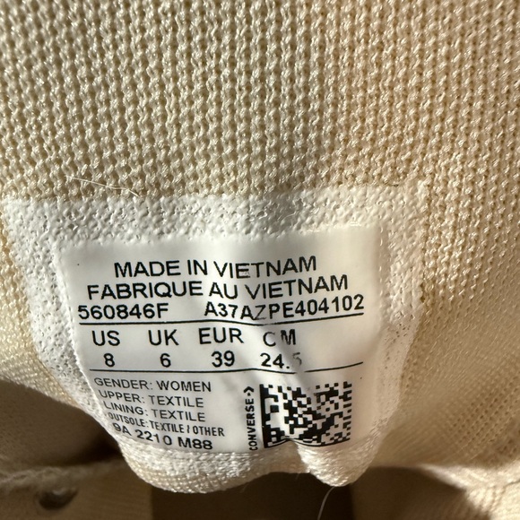 Converse Women's White High-Top Sneakers - Picture 4 of 4